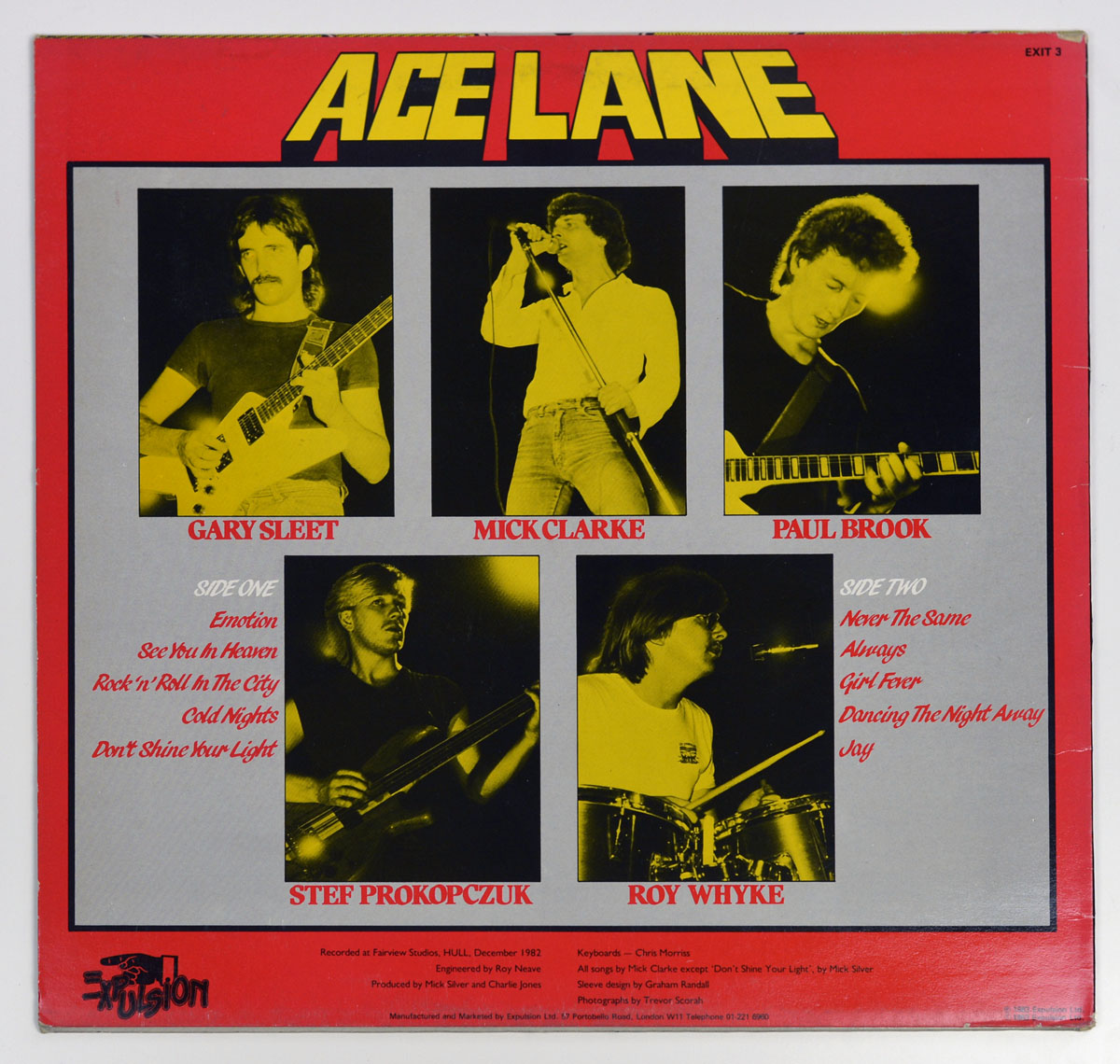 High Resolution Photos of ACE LANE - See You in Heaven NWOBHM 